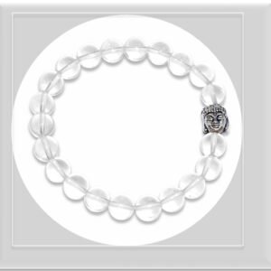 Clear Quartz crystal bracelet for energy amplification