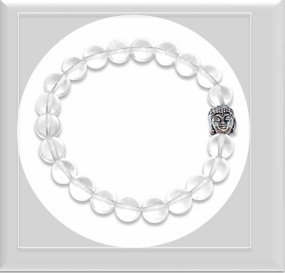 Clear Quartz Crystal Bracelet Clear Quartz crystal bracelet for energy amplification